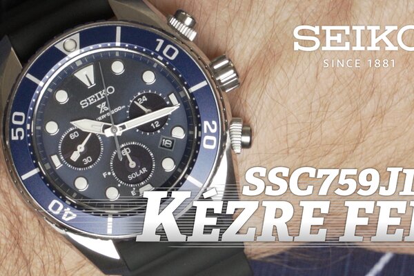 Fényezzük magunkat! - Kézre Fel! - Seiko PROSPEX Solar Chronograph SSC759J1