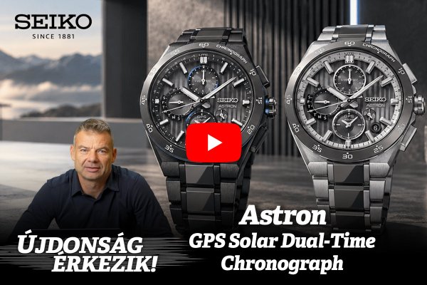 Újdonság érkezik! Astron GPS Solar Dual-Time Chronograph 5X83