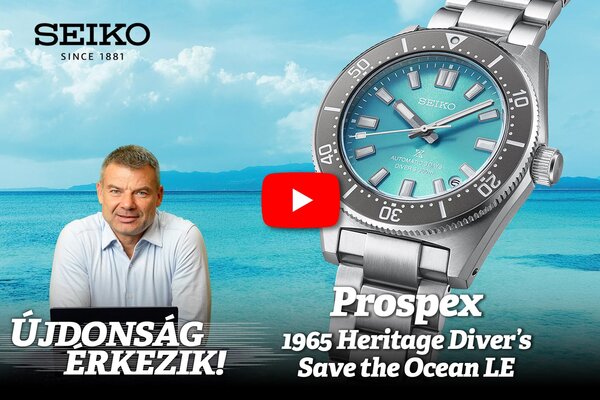 Újdonság érkezik! Seiko Prospex 1965 Heritage Diver’s Save the Ocean Limited Edition