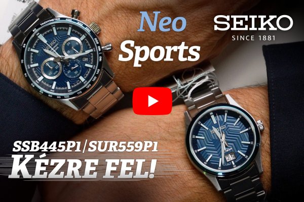 Kézre Fel! Seiko Neo Sports SSB445P1 / SUR559P1